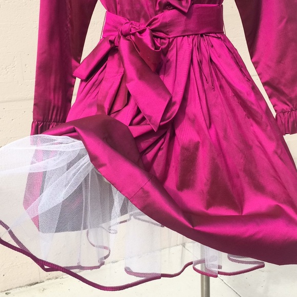 Catherine Regehr Silk Taffeta Retro Cocktail Dress - Picture 6 of 14